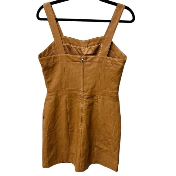 Skies Are Blue Faux Leather Mini Tank Western Party Sundress - Picture 2 of 7